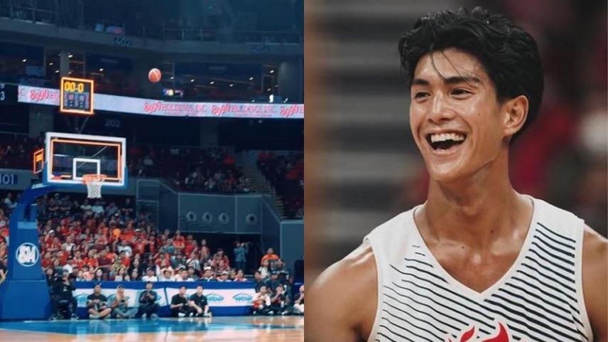 Anthony Constantino hail mary shot in basketball match