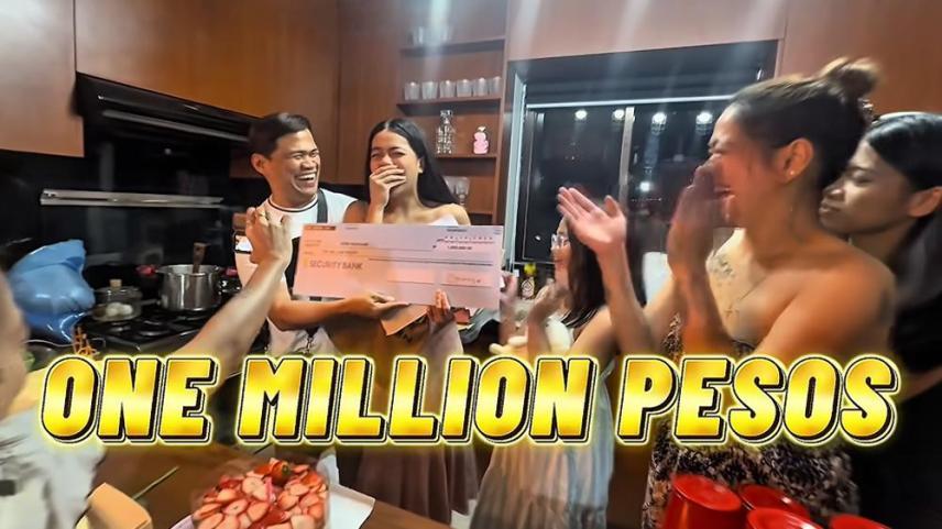 Ogie Diaz gives daughter 1 Million