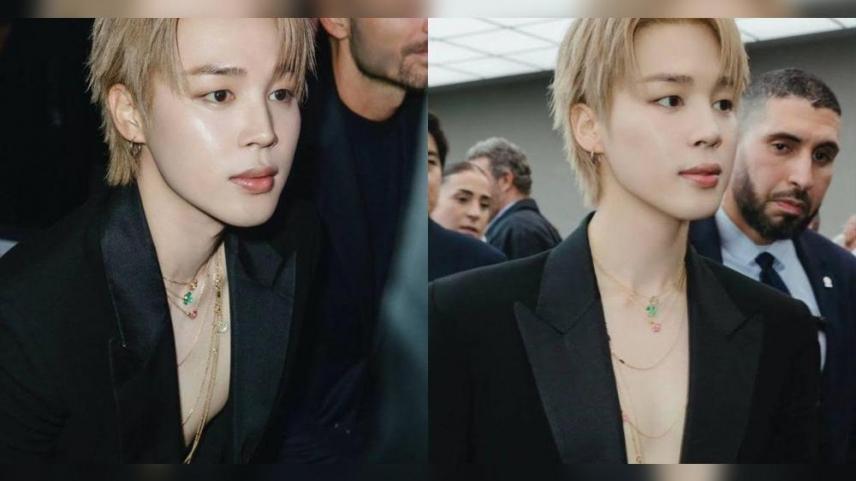 Jimin at Dior fashion show