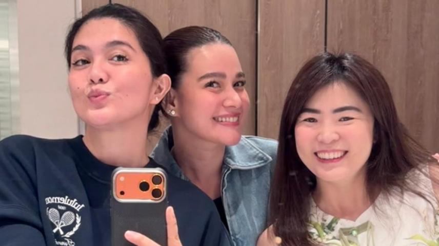 Bea Alonzo, Dimples Romana, and Beatriz Saw