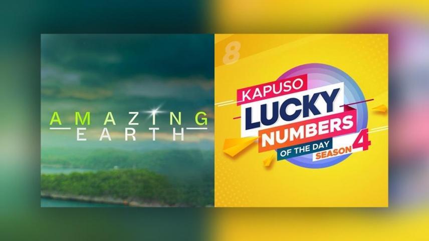 Amazing Earth for Kapuso Lucky Numbers of the Day Season 4