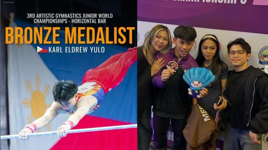 Eldrew Yulo and Carlos Yulo 