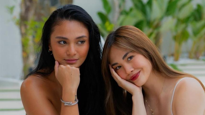 Klea Pineda and Janella Salvador