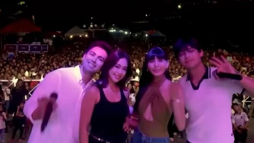 Elle Villanueva, Derrick Monasterio, Ashley Ortega, Larkin Castor