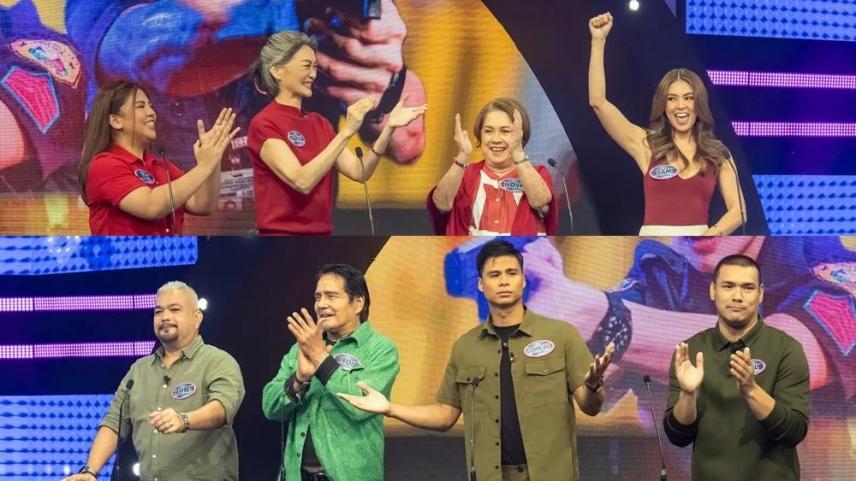 Cast of Sanggang Dikit FR in Family Feud