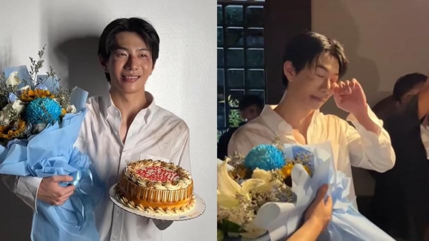 choi bo min on the set of beauty empire