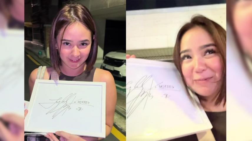 Mikee Quintos BTS Jungkook autograph