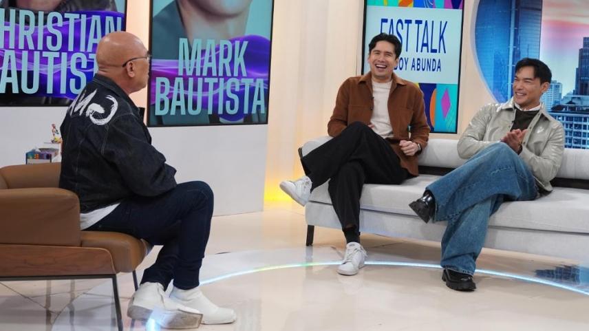 Christian Bautista, Mark Bautista on Fast Talk with Boy Abunda