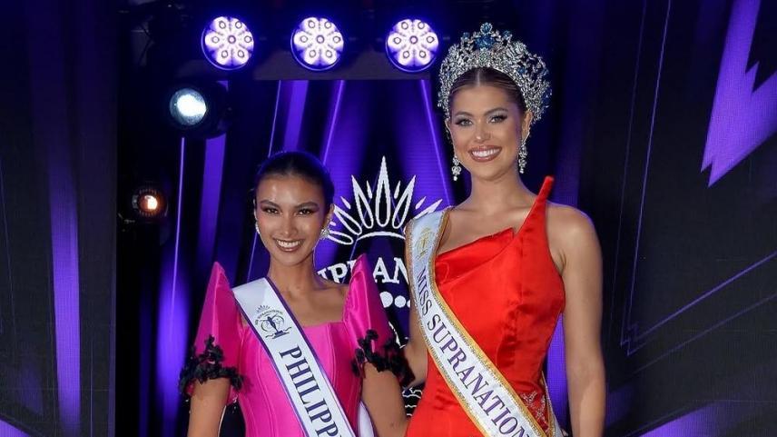 Katrina Llegado at Miss Supranational sashing ceremony