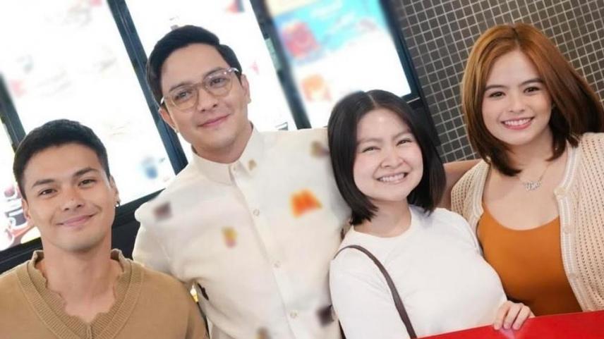 Kristoffer Martin, Alden Richards, Barbie Forteza, and Bea Binene