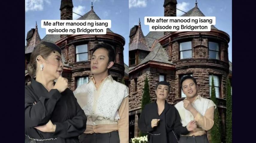 Pinky Amador and Fonzi bridgerton skit