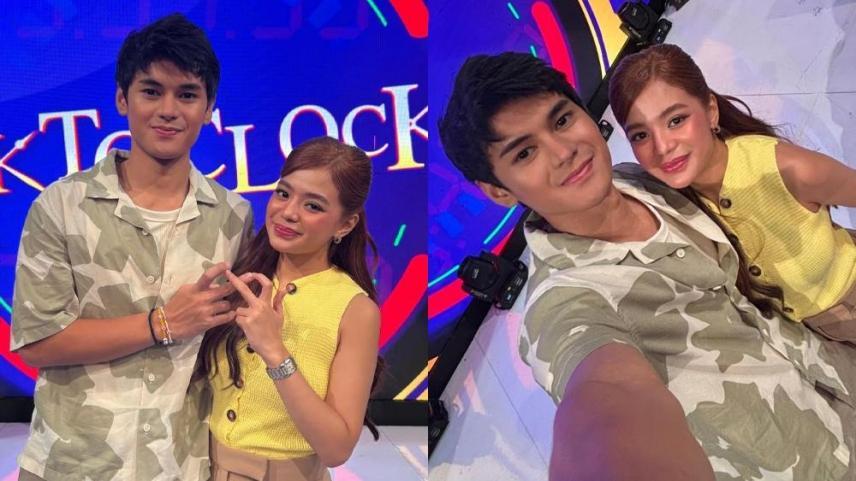 Dustin Yu and Bianca De Vera in TiktoClock