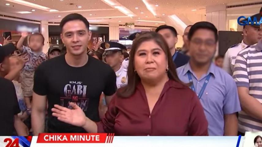 Jessica Soho and Martin Del Rosario