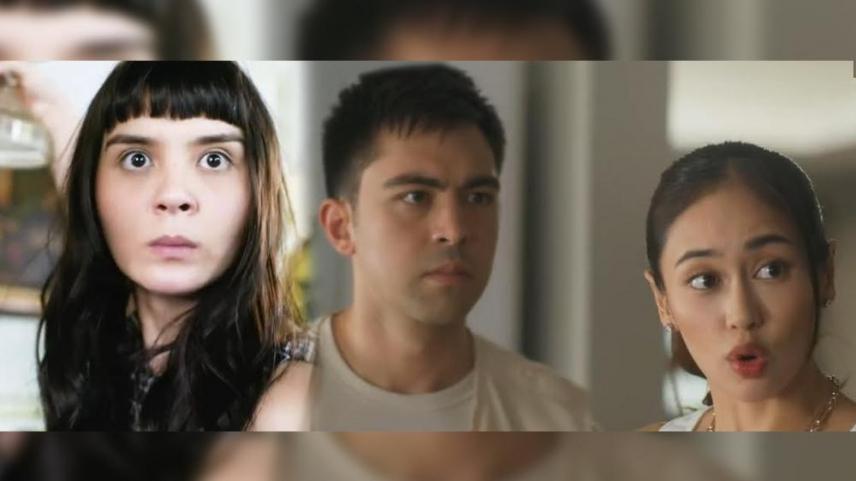 Ashley Ortega, Elle Villanueva, Derrick Monasterio 