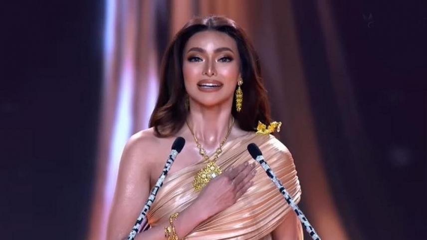 Emma Tiglao corruption speech at Miss Grand International 2025