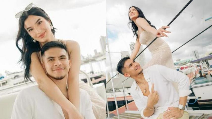 Diana Mackey and Kiefer Ravena 