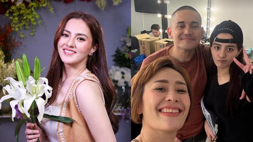 Cassy Legaspi with Chariz Solomon and Paolo Contis