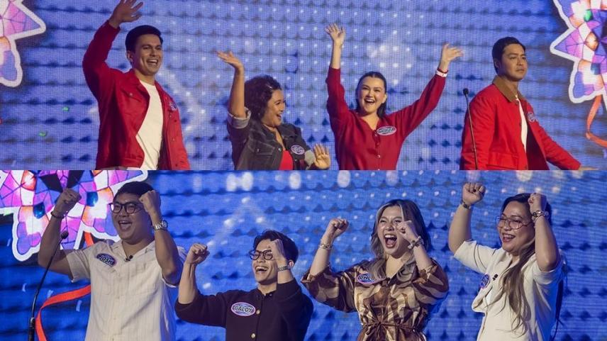 Cast of Unmarry and Team Yulo in Family Feud