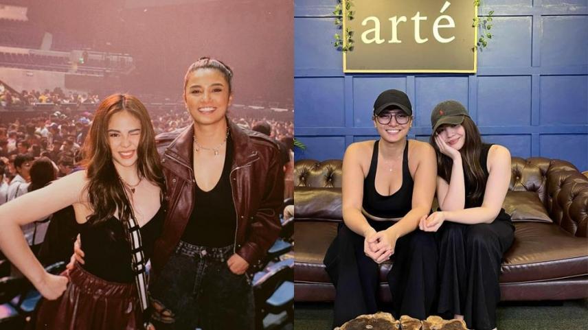 Klea Pineda and Janella Salvador