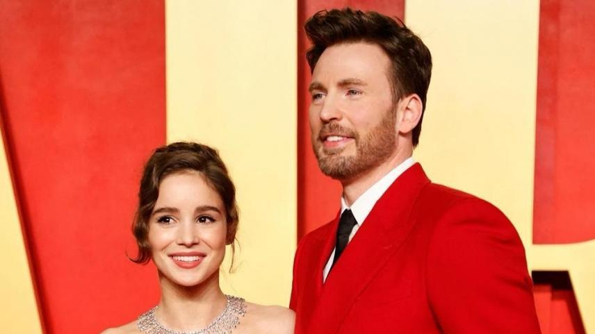 Chris Evans and Alba Baptista