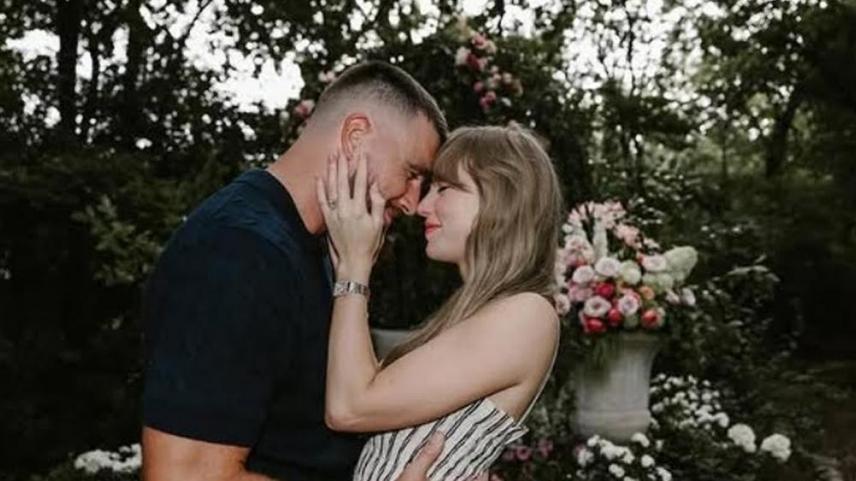 Taylor Swift and Travis Kelce