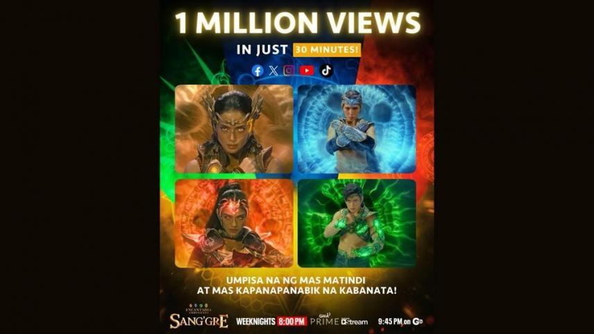 Sanggre teaser earns 1 million views