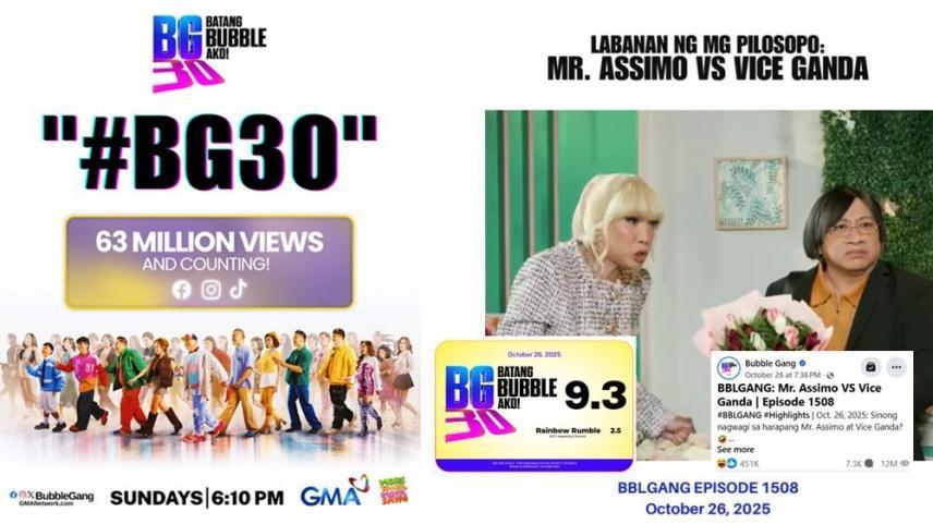 Bubble Gang 30th anniversary on October 26