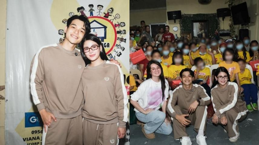 Vince Maristela and Az Martinez with cancer patients