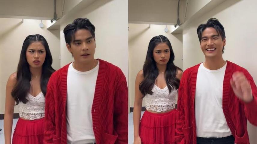 Shuvee Etrata and Michael Sager TikTok video