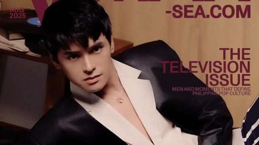 Dustin Yu on the cover of VMAN Southeast Asi