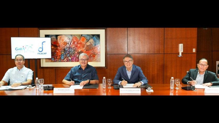 GMA and FILSCAP executives