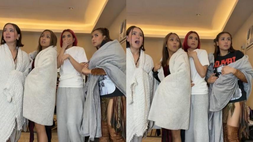 Rochelle Pangilinan with Glaiza de Castro, Sanya Lopez, and Mikee Quintos