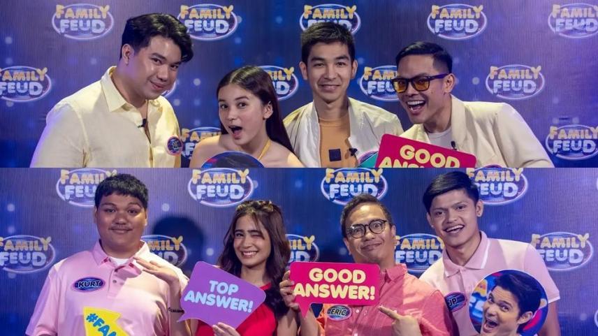 Sofia Pablo at Eliza Borromeo In Family Feud