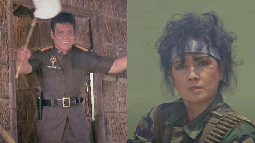 fernando poe jr fpj and susan roces in no retreat no surrender si kumander