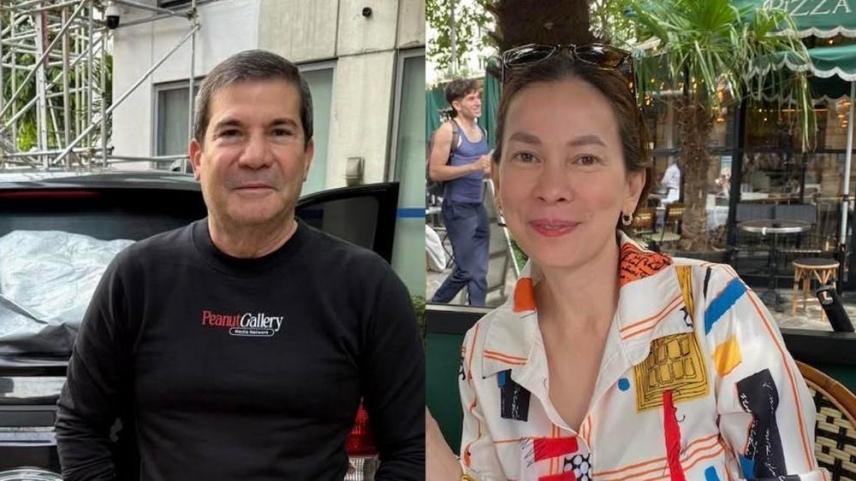 Edu Manzanpo and Ann Cuisia