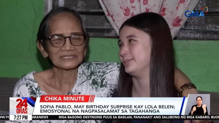 Sofia Pablo with lola