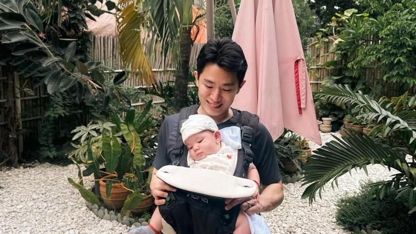 Benedict Cua with son Aleck