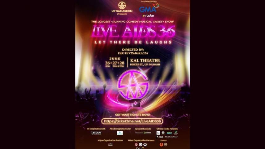 UP SAMASKOM Live AIDS Let There Be Laughs