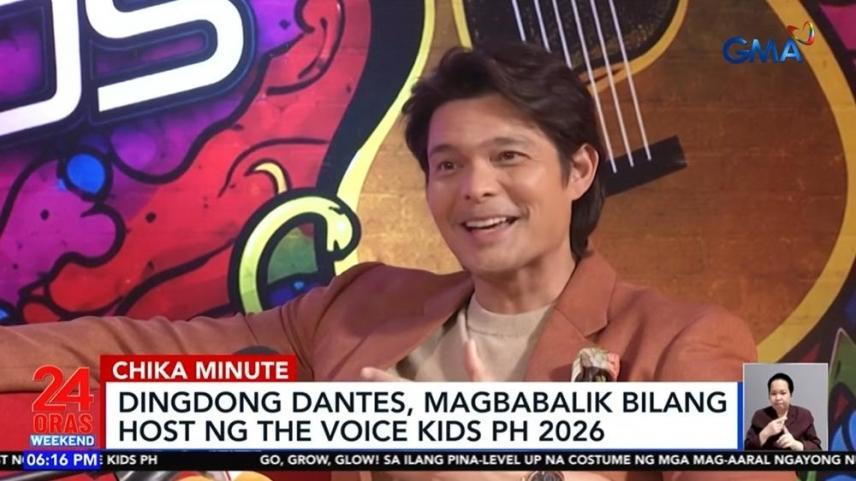 dingdong dantes as the voice kids host