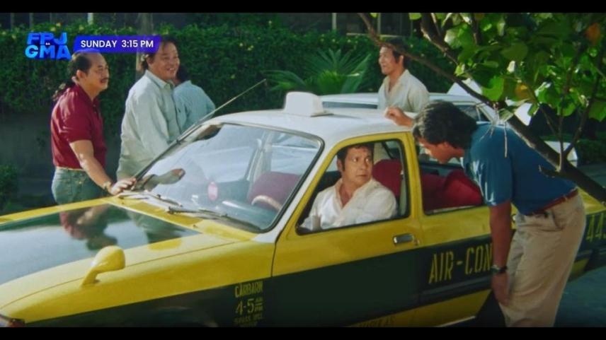 may isang tsuper ng taxi in fpj sa gma