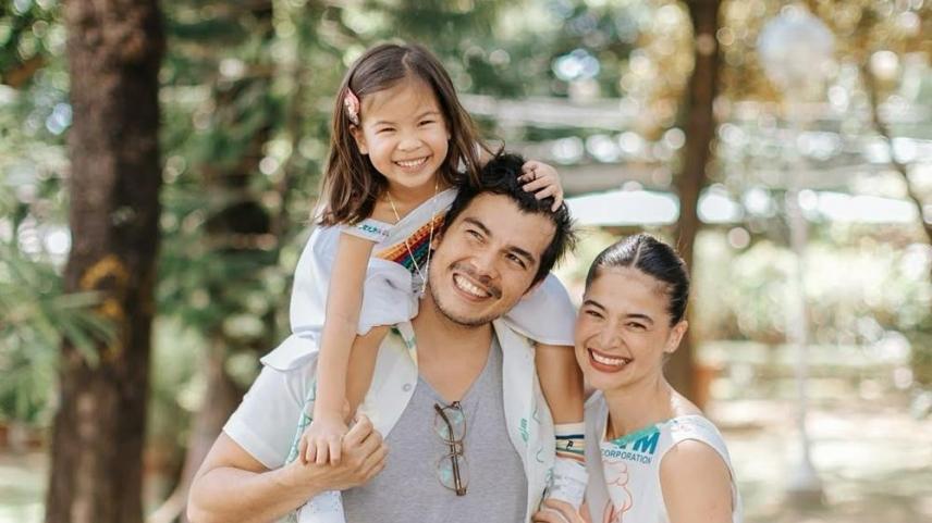 Anne Curtis, Erwan Heussaff, Dahlia Amelie