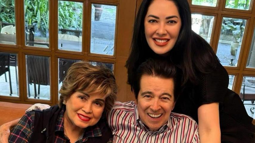 Ruffa Gutierrez with her parents Annabelle Rama and Eddie Gutierrez 