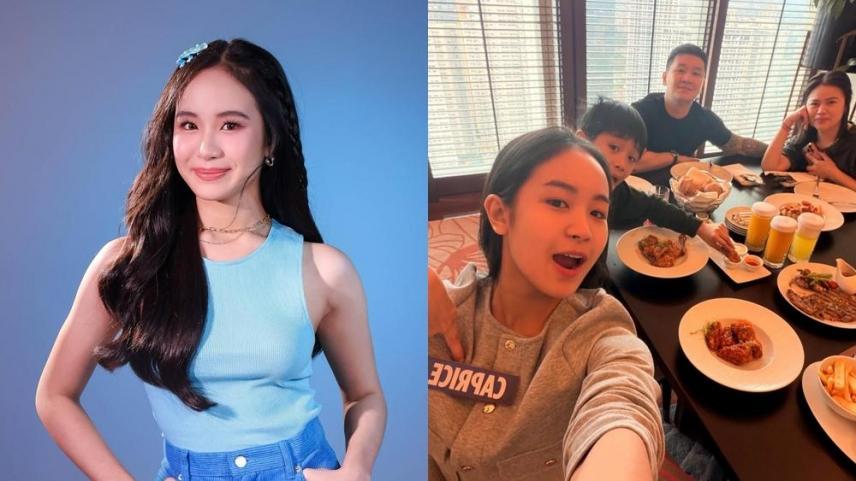 Caprice Cayetano and family 