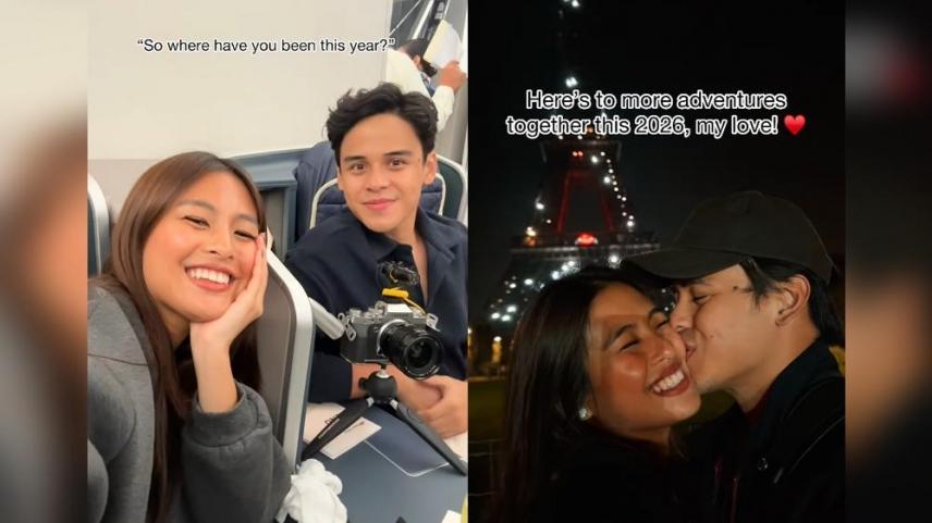 Gabbi Garcia and Khalil Ramos New Year post
