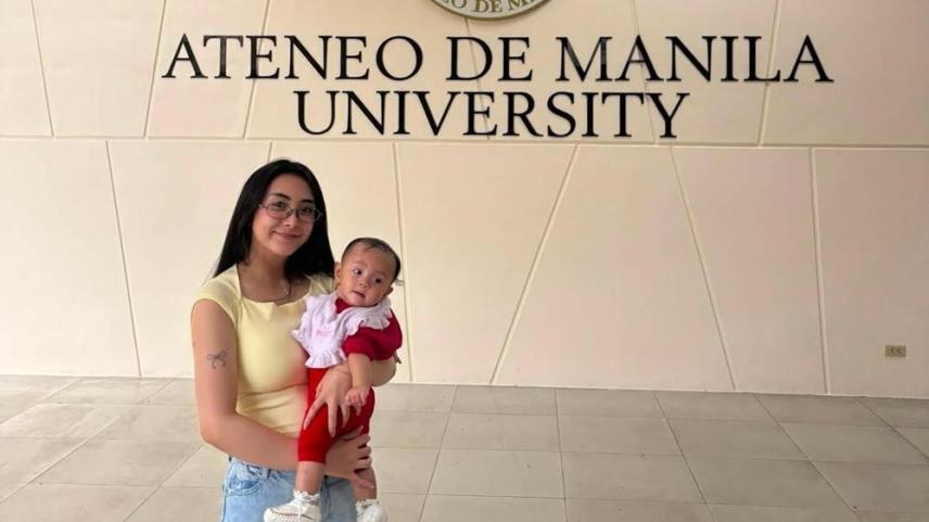 Bea Borres and Baby Hopea
