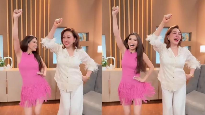 Sugar Mercado and Mel Tiangco