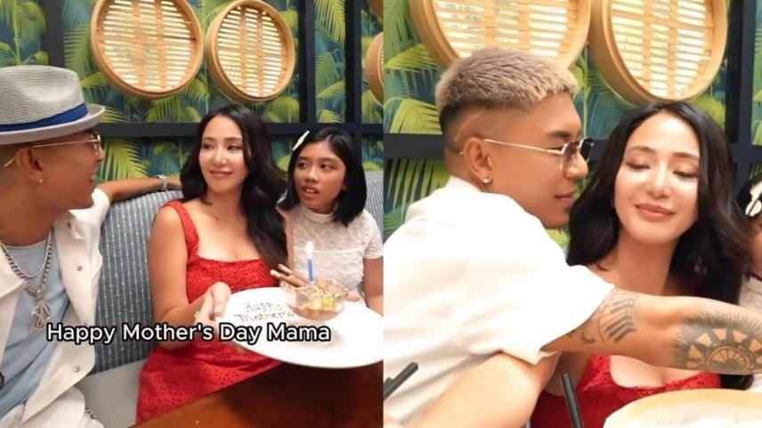 Kris Lawrence, Katrina Halili and daughter Katie