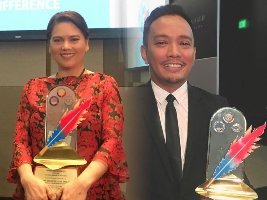 Joseph Morong and Rowena Salvacion win at the 2018 Rotary Club of