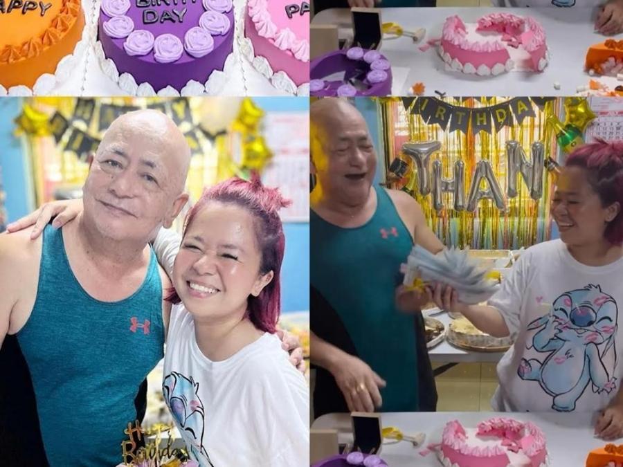 Kiray Celis surprises dad with cakes full of gifts | GMA Entertainment