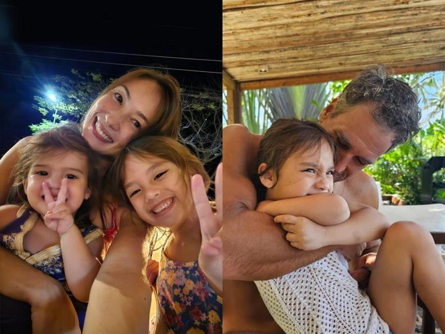 Solenn Heussaff and family